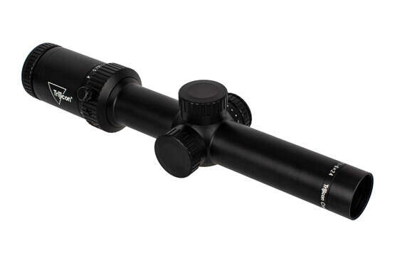 Trijicon Credo HX 1-6x24mm rifle scope is a highly versatile low power variable scope with green illuminated .223 BDC Hunter reticle.